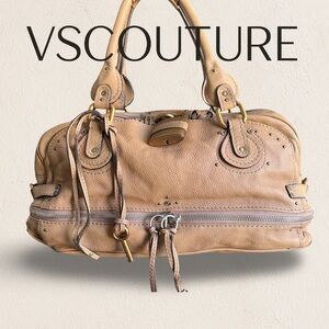 Authentic Chloé Paddington Satchel – Tan Leather 🤎